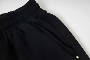 Mixed Emotion Gothic Snap Pants Black