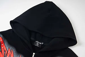 Mixed Emotion Love Over Fear Black Hoodie13