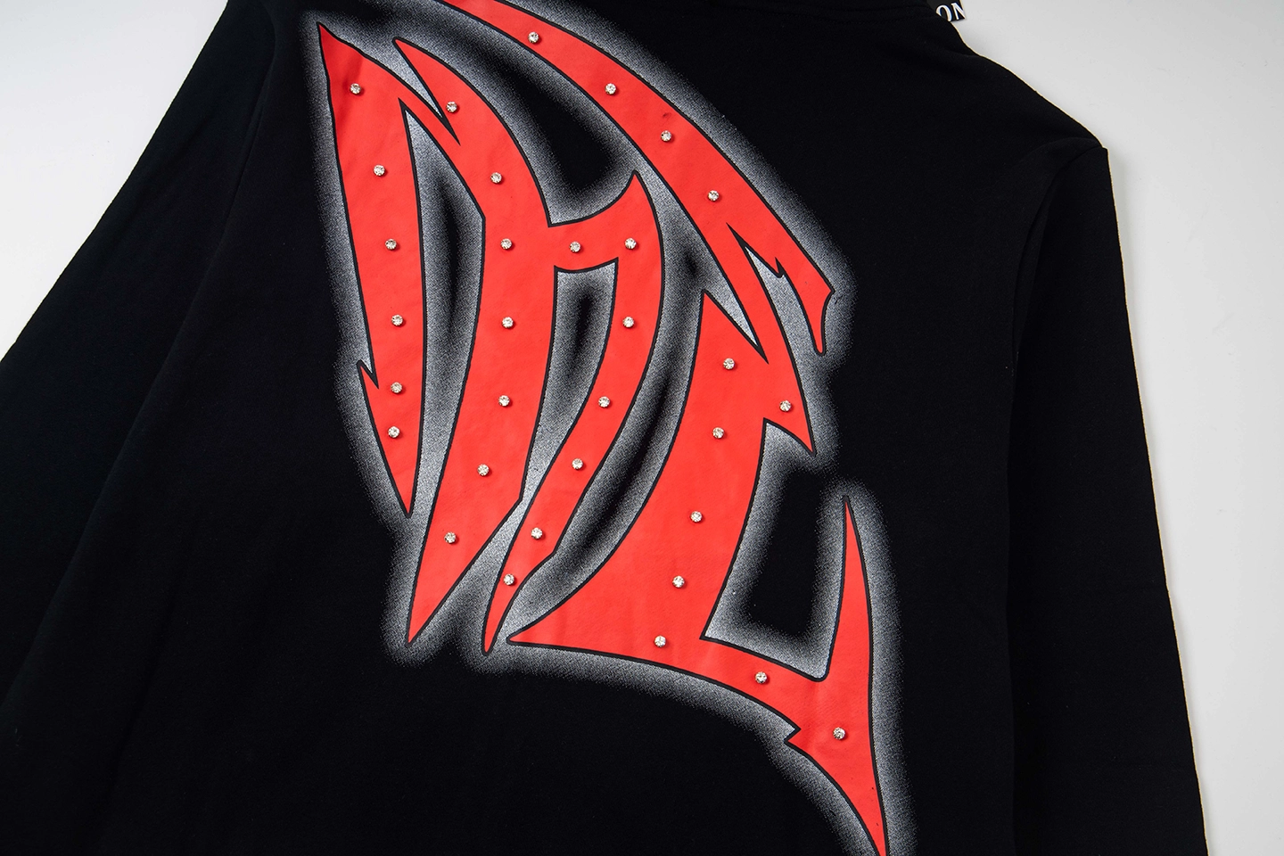 Mixed Emotion Love Over Fear Black Hoodie5