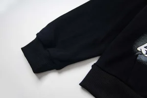 Mixed Emotion Love Over Fear Black Hoodie9