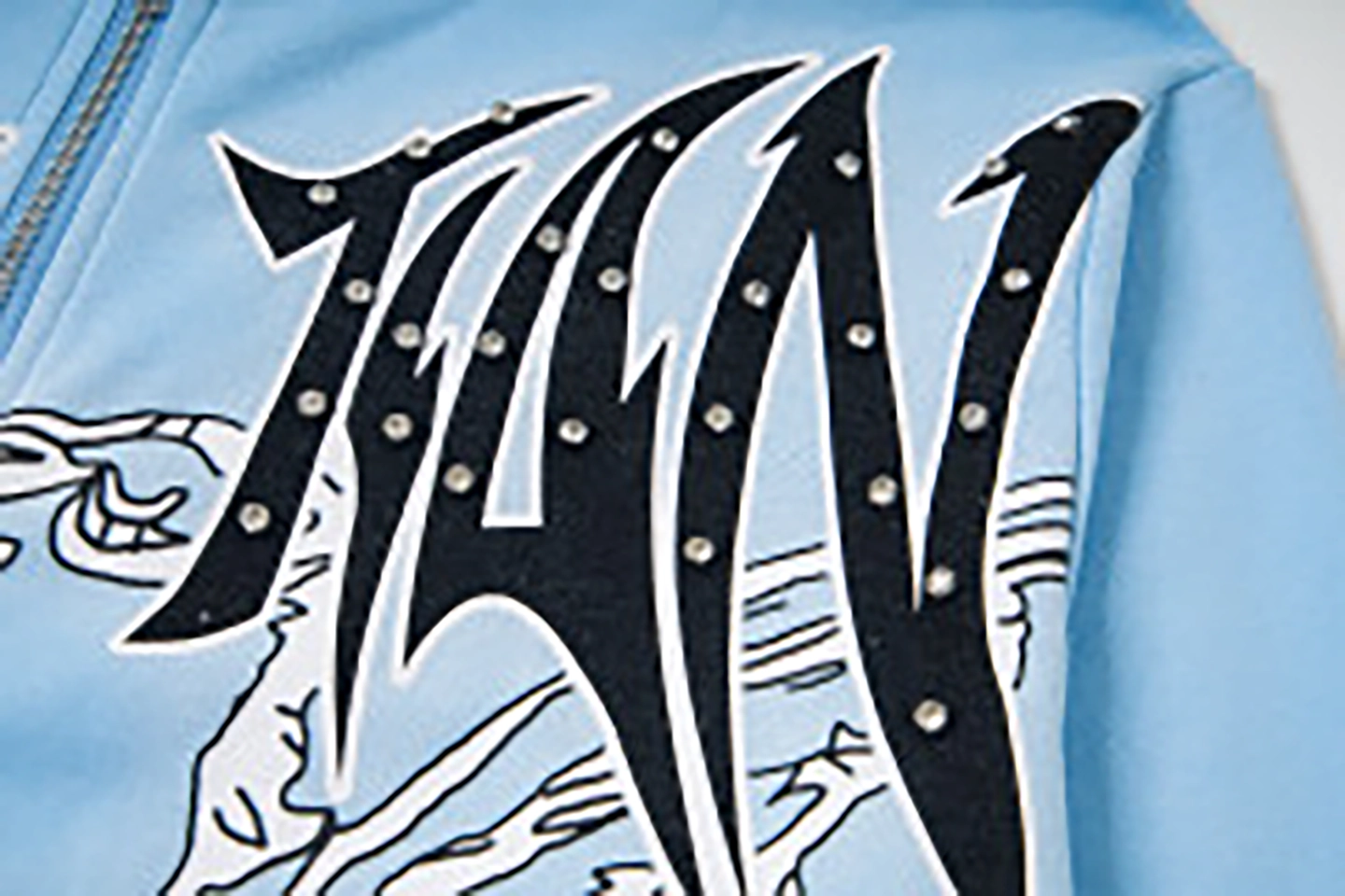 Mixed Emotion Love Over Fear Sky Blue Hoodie10