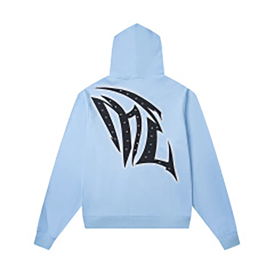 Mixed Emotion Love Over Fear Sky Blue Hoodie13