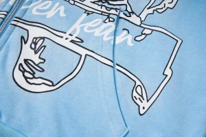 Mixed Emotion Love Over Fear Sky Blue Hoodie8