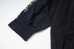 Mixed Emotion Rhinestone Logo Track Black Jacket7