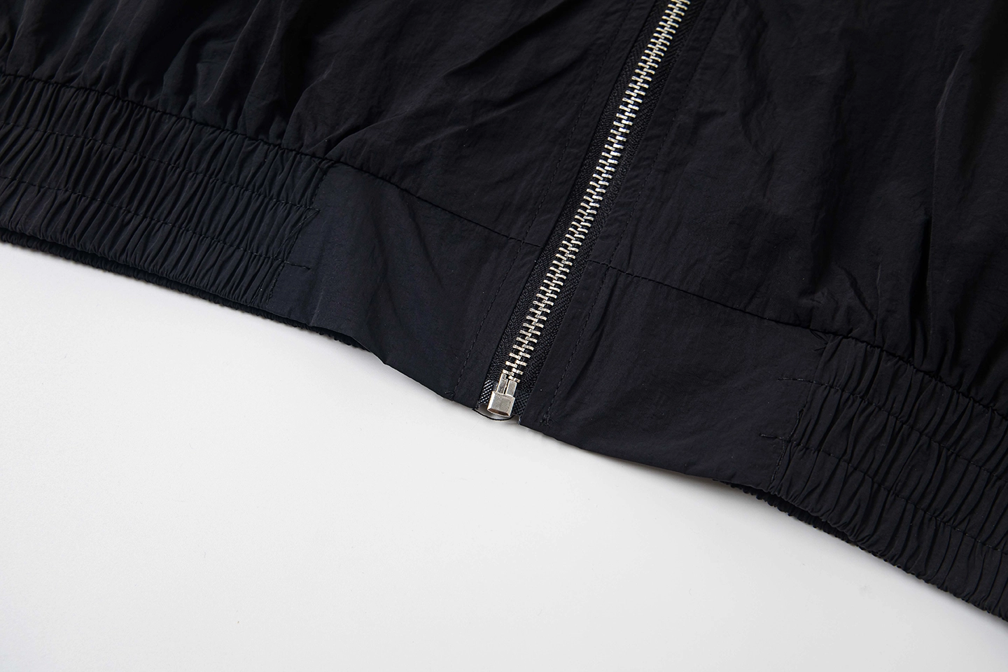 Mixed Emotion Rhinestone Logo Track Black Jacket8