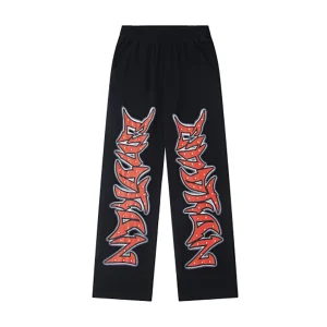 Mixed Emotion Starburst Logo Black Pants