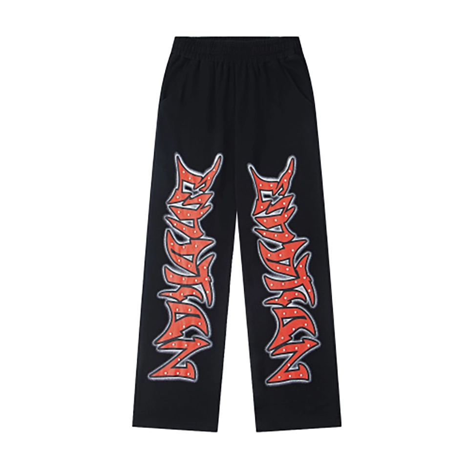 Mixed Emotion Starburst Logo Black Pants