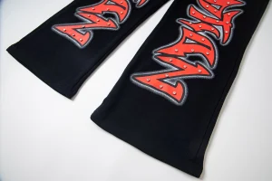 Mixed Emotion Starburst Logo Black Pants5