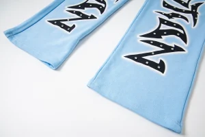 Mixed Emotion Starburst Logo Sky Blue Pants4