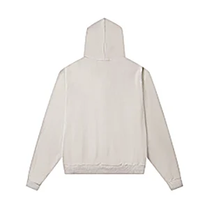 Mixed Emotion Studded Gothic Logo Hoodie White