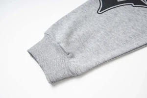 Mixed Emotion Tribal Logo Zip-Up Grey Hoodie5