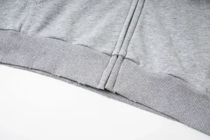 Mixed Emotion Tribal Logo Zip-Up Grey Hoodie6