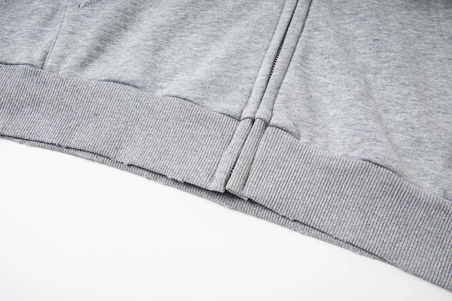 Mixed Emotion Tribal Logo Zip-Up Grey Hoodie6