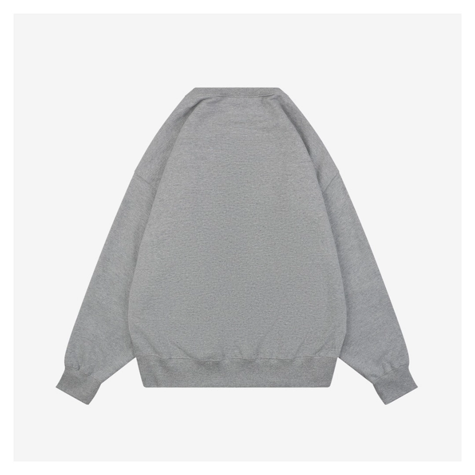 Nike x Stussy Box Logo Embroidered Fleece Shirt Grey