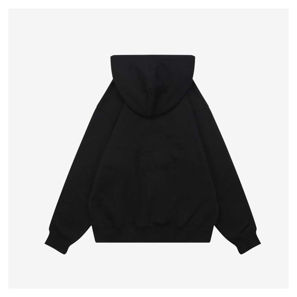 Nike × Stussy Box Logo Fleece Hoodie Black