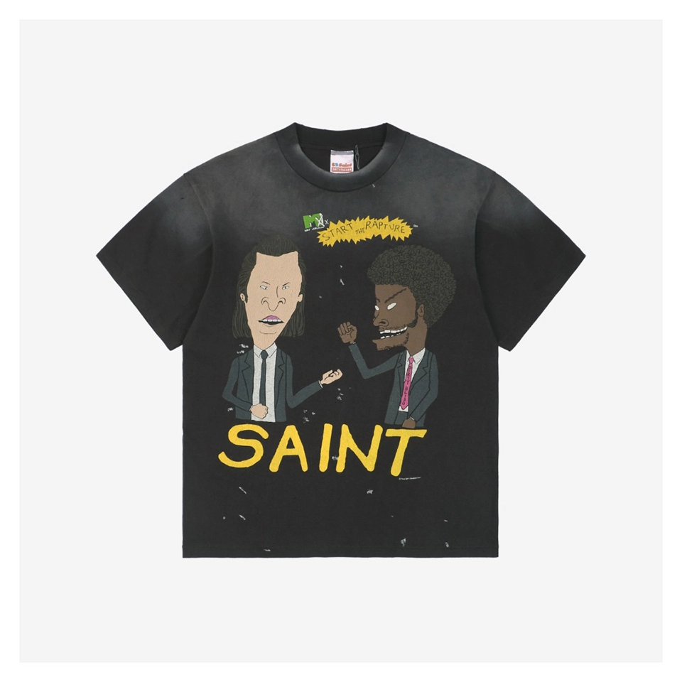 Saint Michael Beavis and Butt-Head Graphic T-shirt