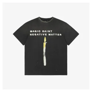 Saint Michael Candle Print T-shirt