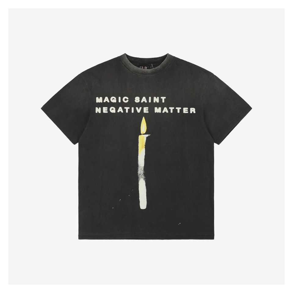 Saint Michael Candle Print T-shirt