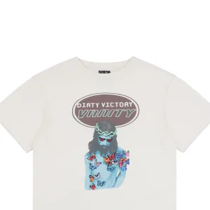 Saint Michael Jesus Butterfly Graphic T-shirt