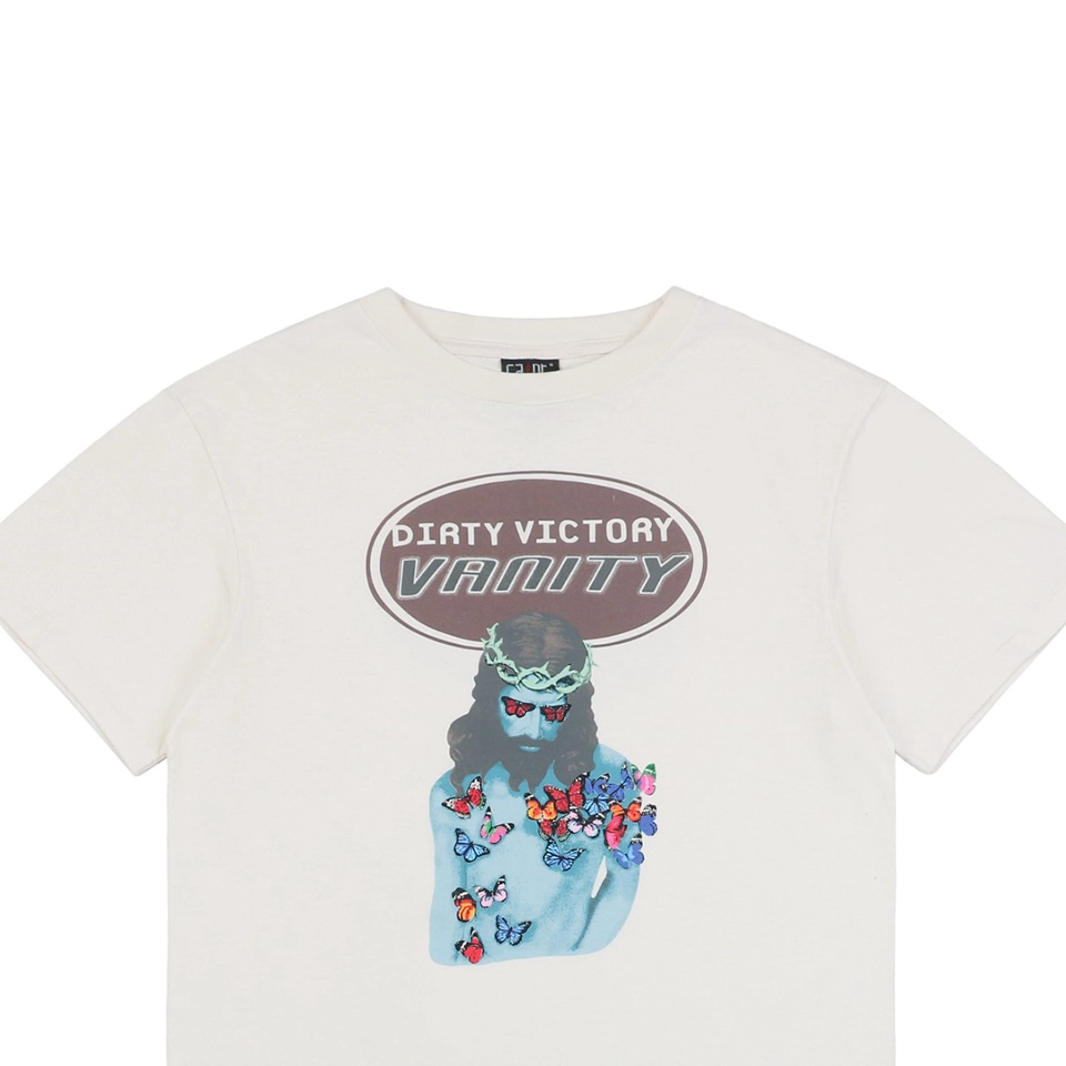 Saint Michael Jesus Butterfly Graphic T-shirt