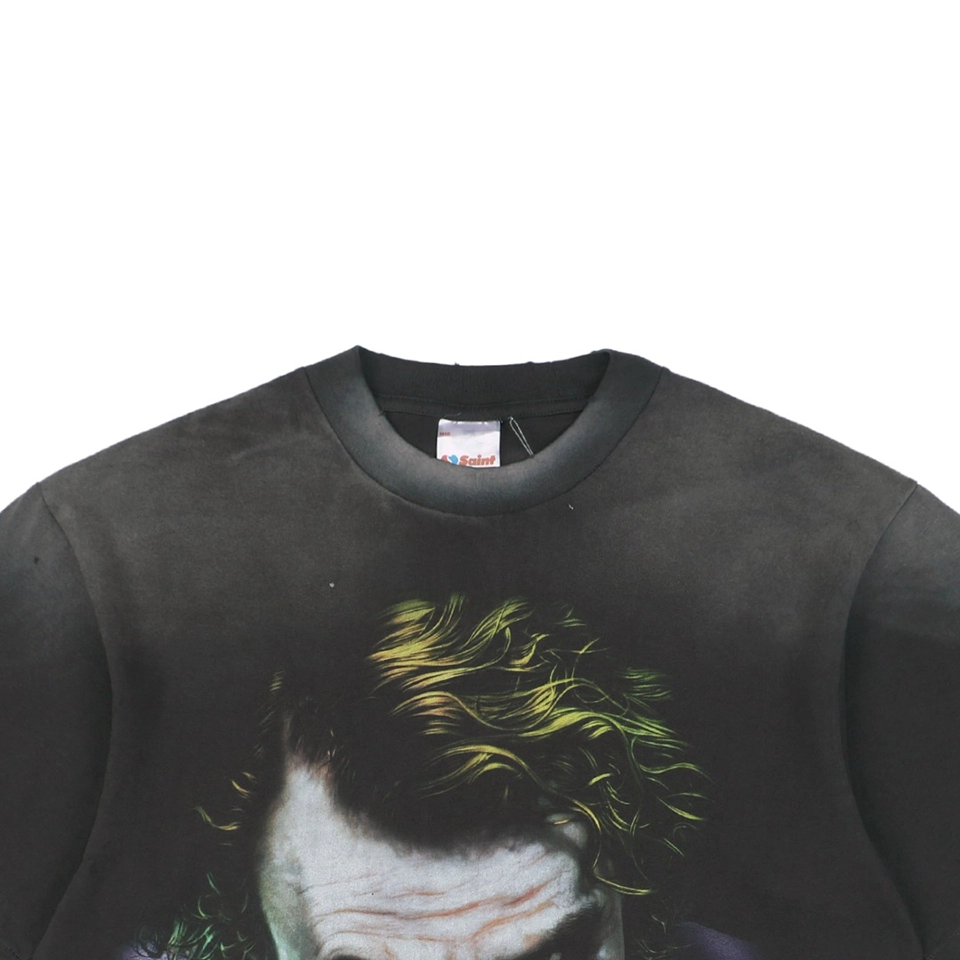 Saint Michael Joker Portrait Graphic T-shirt