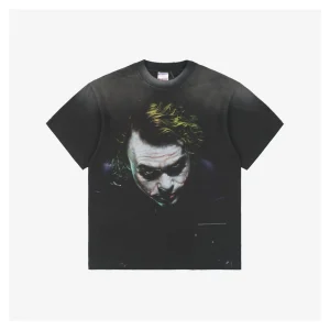 Saint Michael Joker Portrait Graphic T-shirt