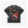 Saint Michael Star Wars Galactic Battle Print T-shirt