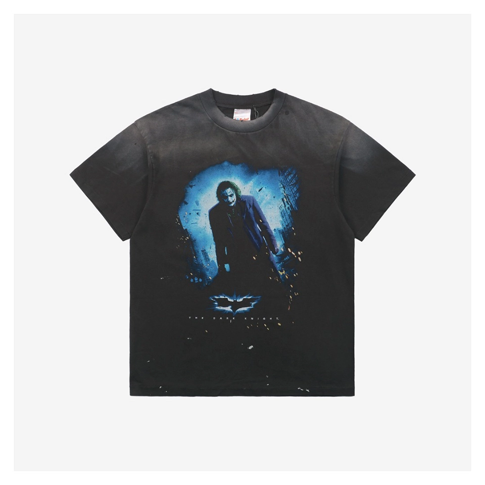 Saint Michael The Dark Knight Joker Print T-shirt