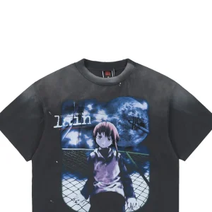 Saint Michael x Serial Experiments Lain Printed T-shirt