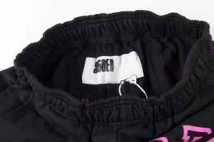 Sp5der 555 Arachnophobia Black Sweatpants6
