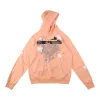 Sp5der 555555 Belinni Star Web Peach Hoodie