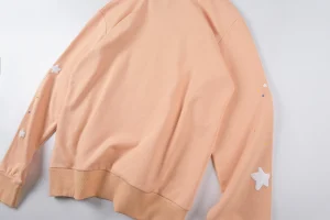 Sp5der 555555 Belinni Star Web Peach Hoodie5