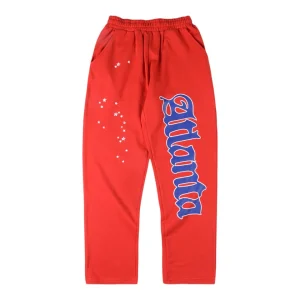 Sp5der Atlanta Red Sweatpants