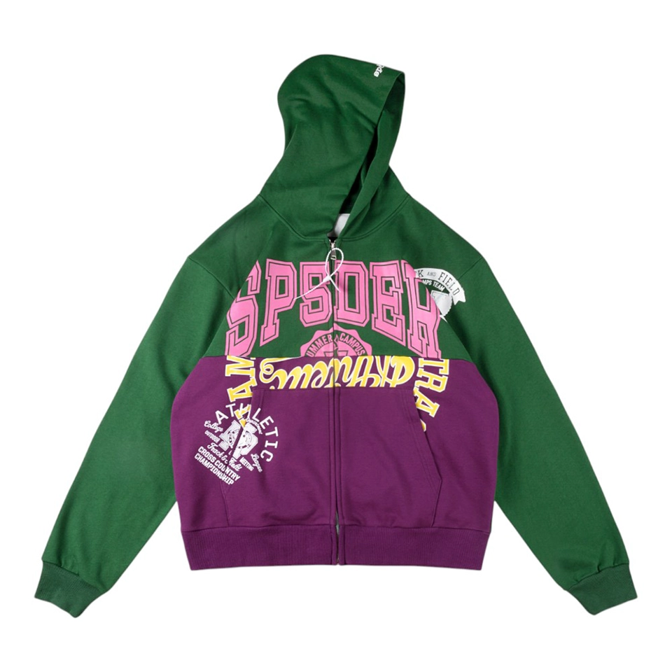 Sp5der Joker Split Track Hoodie