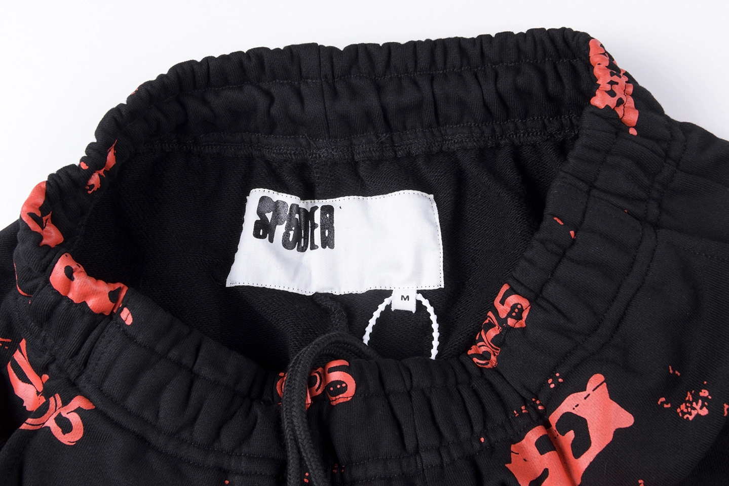 Sp5der Red Allover Logo Sweatpants3