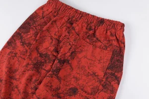 Sp5der Red Web Print Sweatpants2