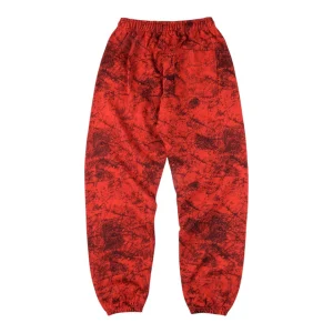 Sp5der Red Web Print Sweatpants