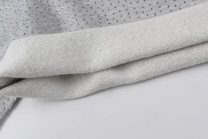 Sp5der Rhinestone Logo Grey Mesh Shorts3