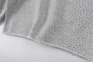 Sp5der Rhinestone Logo Grey Mesh Shorts6