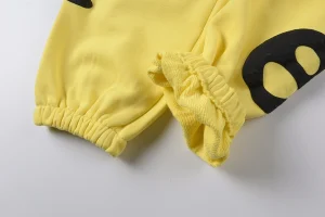 Sp5der Rhinestone World Yellow Sweatpants5