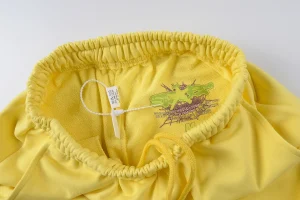 Sp5der Rhinestone World Yellow Sweatpants7