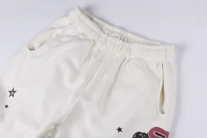 Sp5der Scorpion Star Cream Sweatpants1