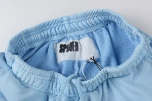 Sp5der Sky Blue Web Logo Sweatpants9
