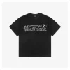 We11done Oversized WE Logo Print T-shirt (Black/White)