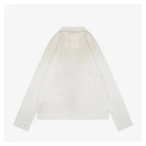 Acne Studios 1996 Rhinestone Logo Shirt - White