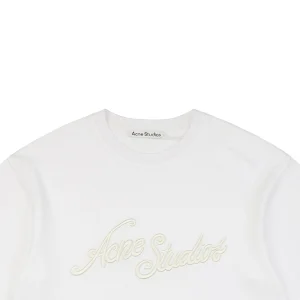 Acne Studios 3D Logo Embroidered T-Shirt