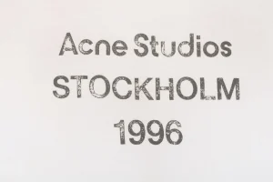 Acne Studios Distressed Stockholm 1996 Print Shirt - White9.jpeg