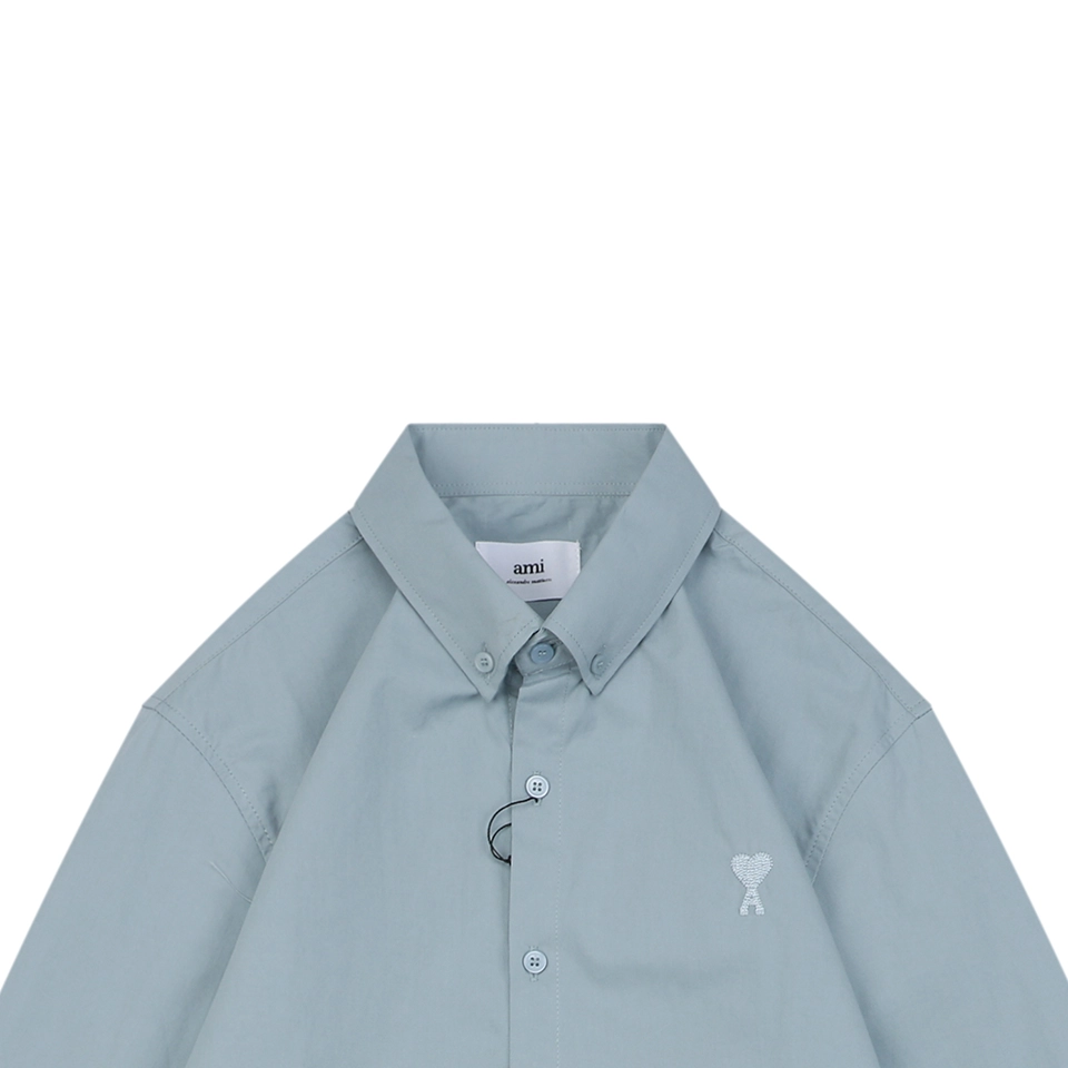 Ami Tonal Heart Embroidery Shirt22.jpeg