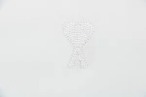 Ami Tonal Heart Embroidery Shirt8.jpeg