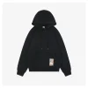 BBry Check Label Patch Hoodie (Black/White)